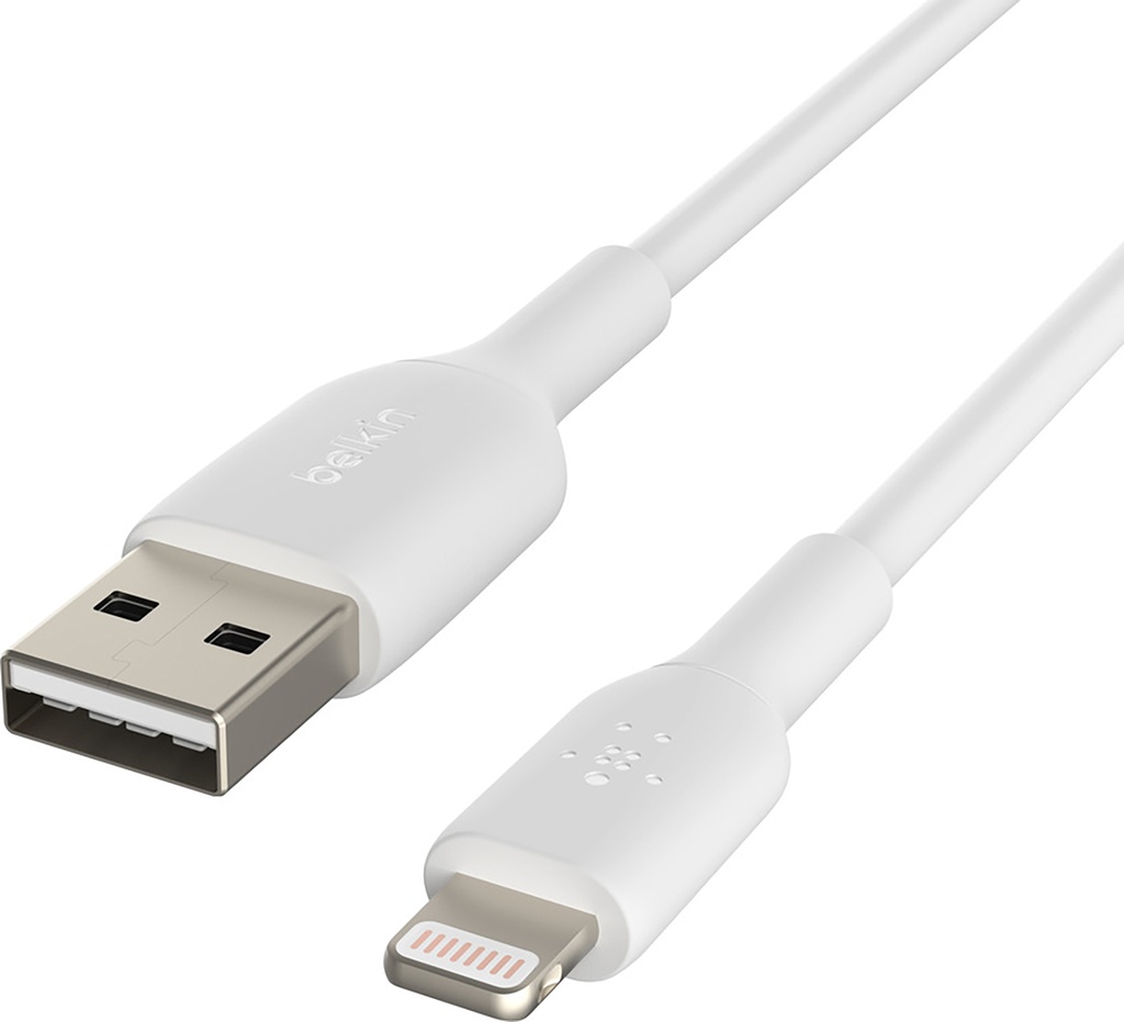 Lightning-USB-A Belkin 3m vit