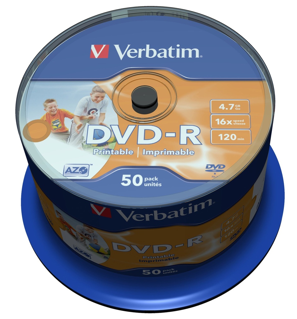 DVD-R Verbatim Printable 50 st/fp