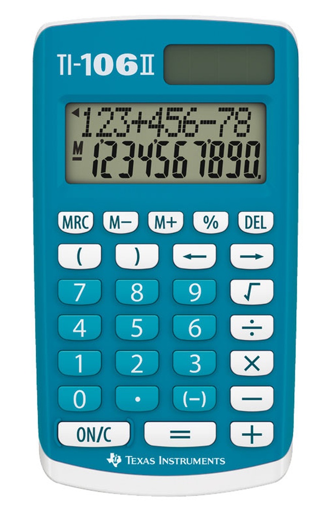 Räknare Texas TI-106II solar