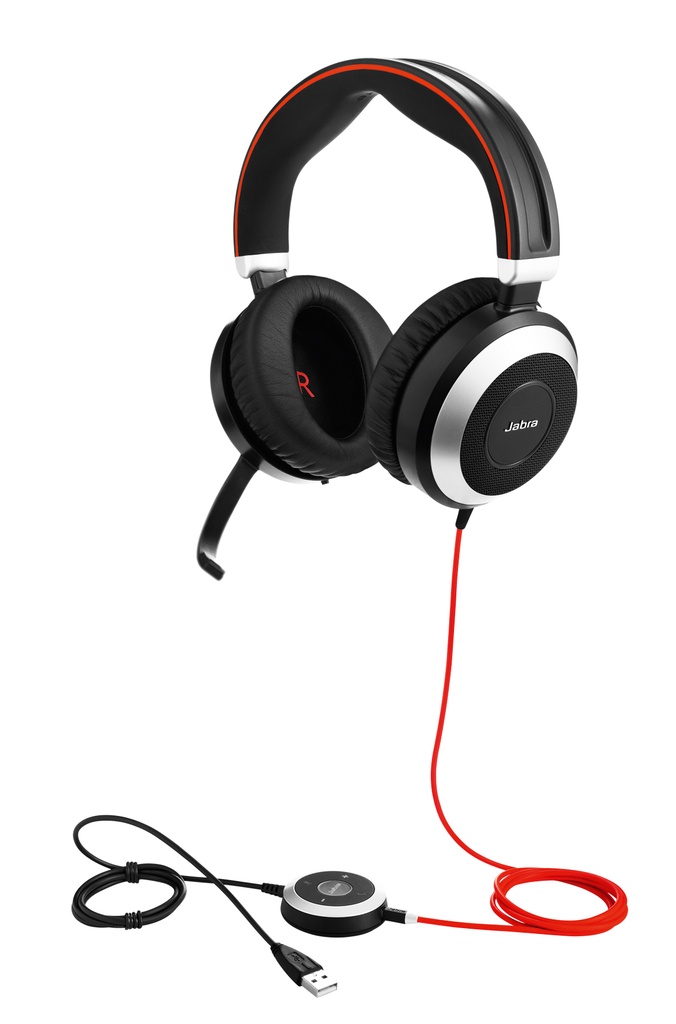 Headset Jabra Evolve 80 UC Ste