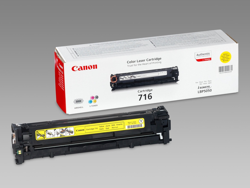Toner Canon 716Y 1,5k  gul