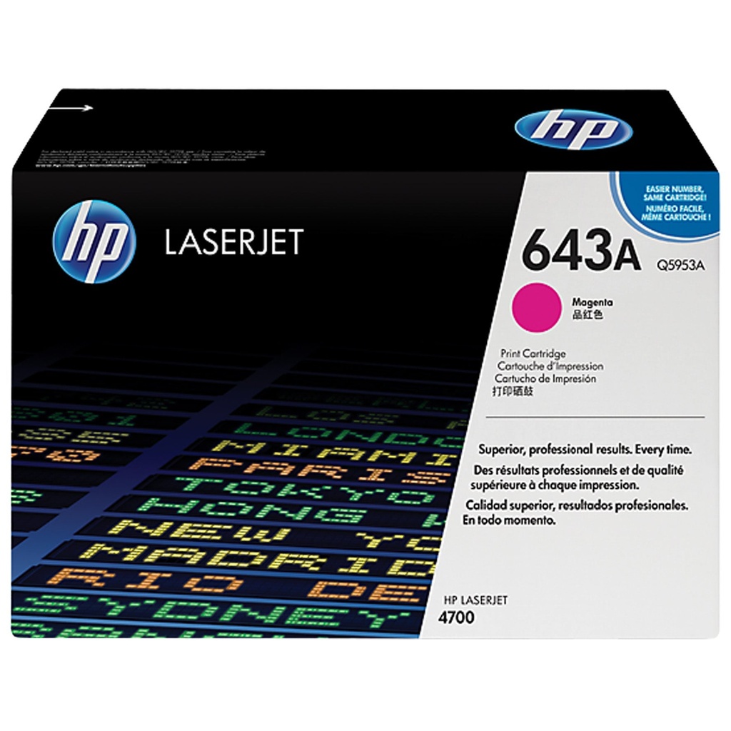 Toner HP 643A Q5953A 10k magenta