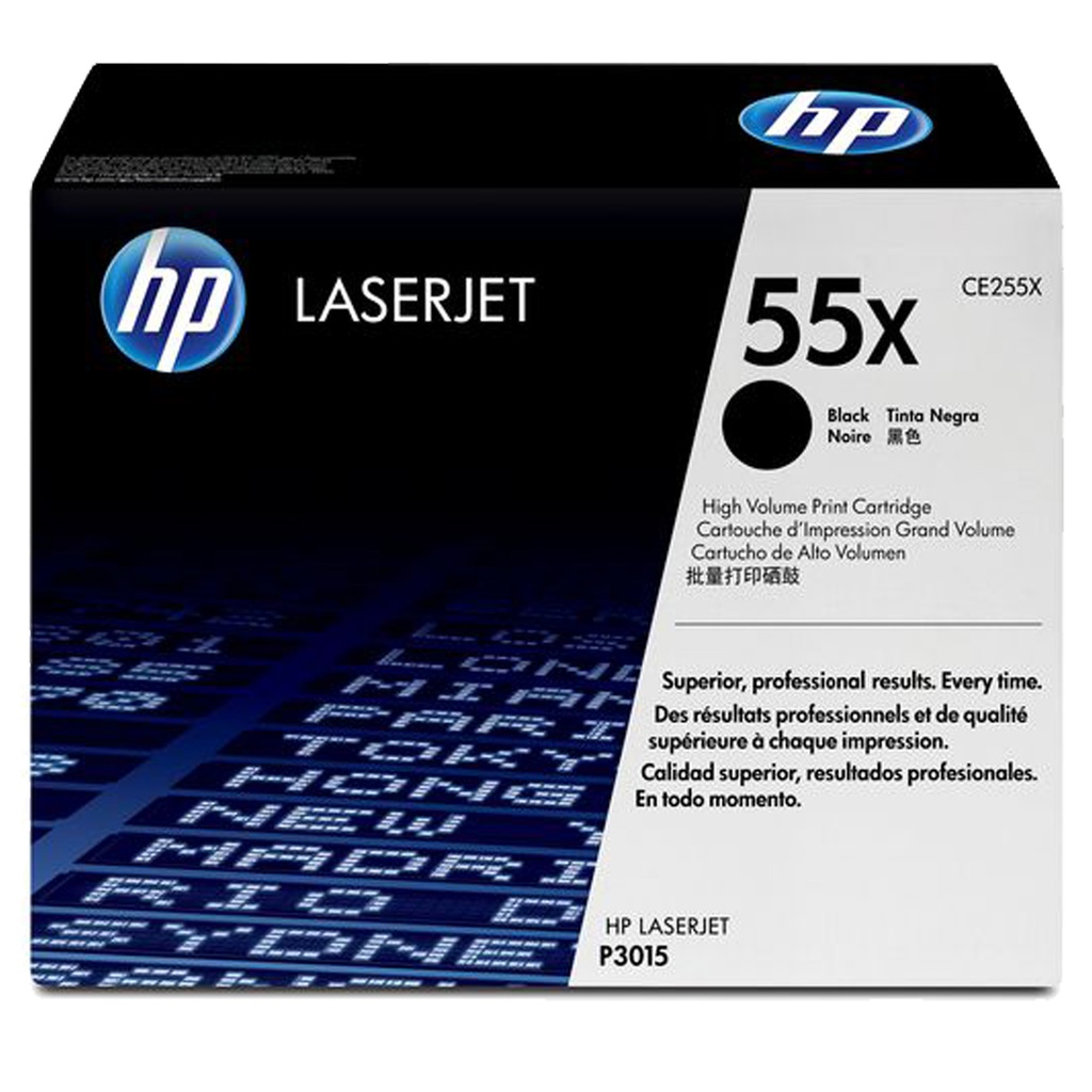 Toner HP CE255X 12,5k svart