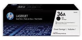 Toner HP CB436AD svart 2 st/fp