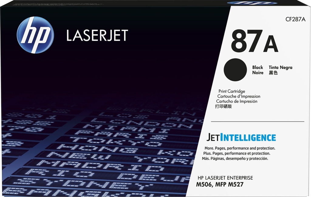 Toner HP 87A CF287A Svart 9k