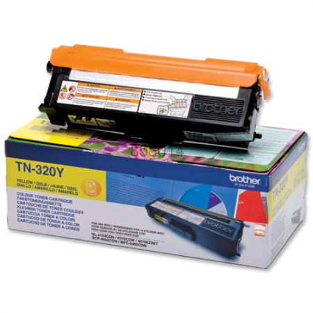 Toner Brother TN320Y 1,5k  gul