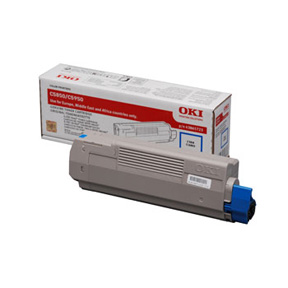 Toner Oki 43865723 6k     cyan