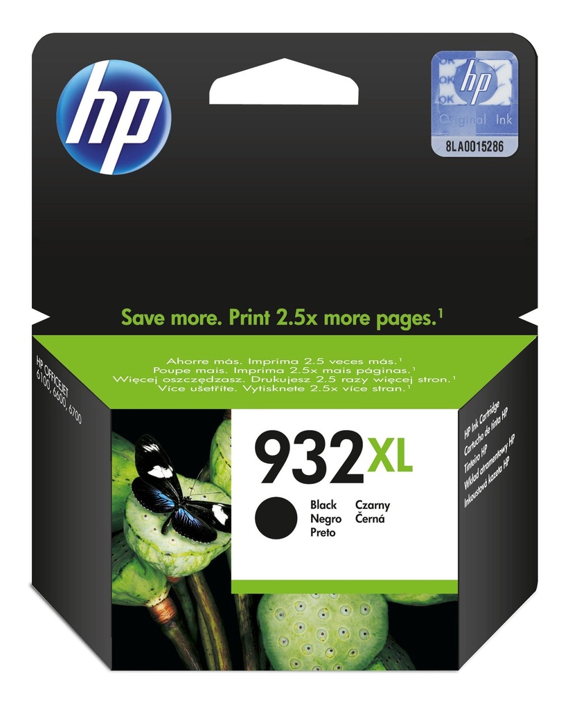 Bläck HP 932XL CN053AE svart