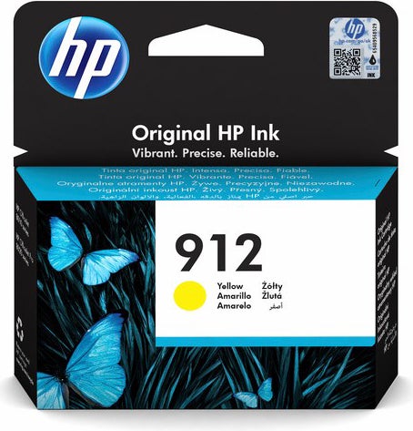 Bläckpatron HP 912 3YL79AE gul