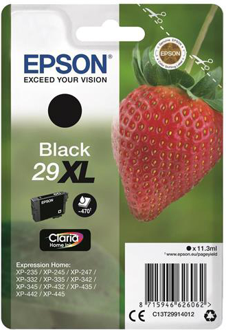 Bläck Epson 29XL svart