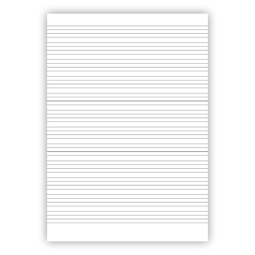 ArbetsbladA4 lin 5+5+5+7 500/f