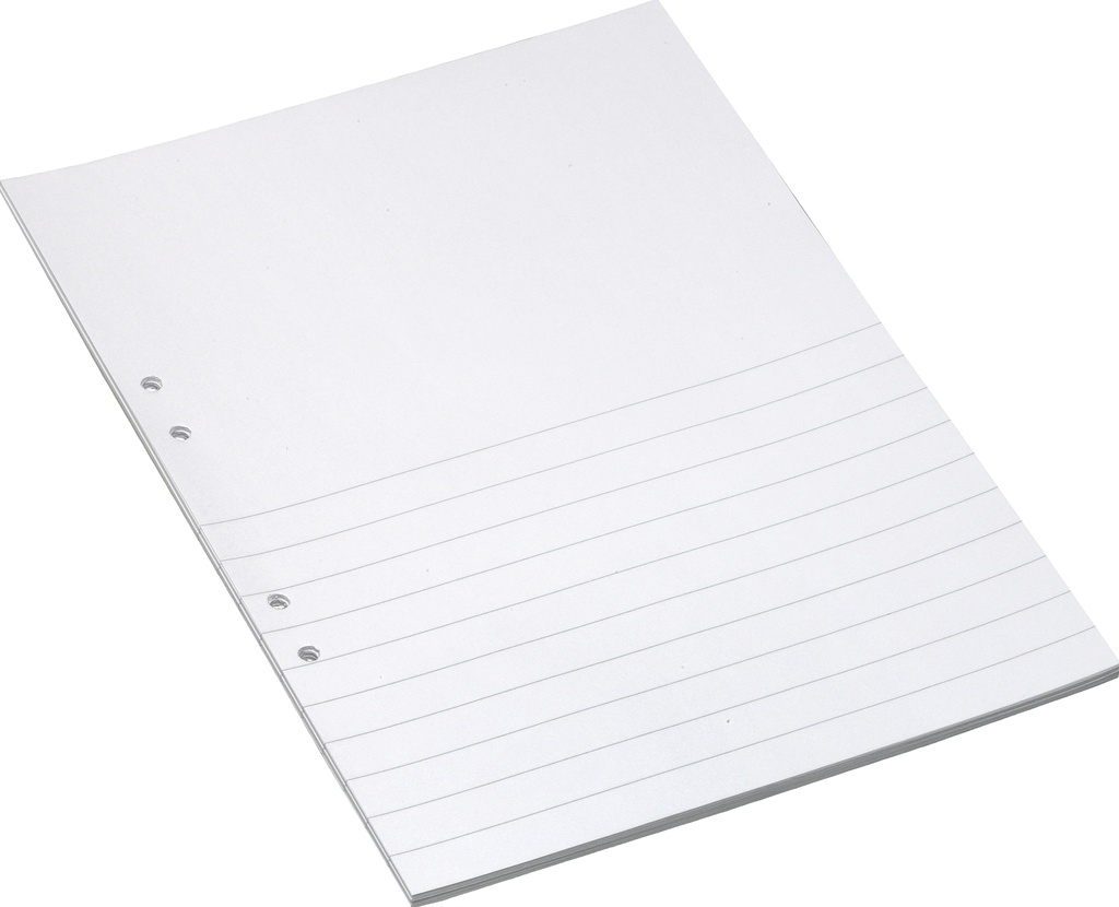 Arbetsblad A4 ½ sida linj 500f