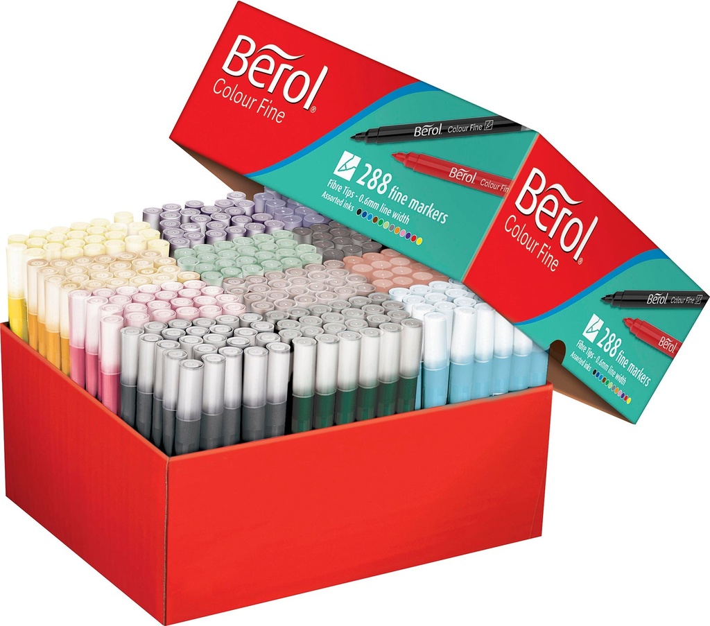Tuschpennor Berol Fine  288 st/fp