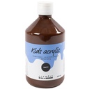 Täckfärg Readymix matt 500 ml brun