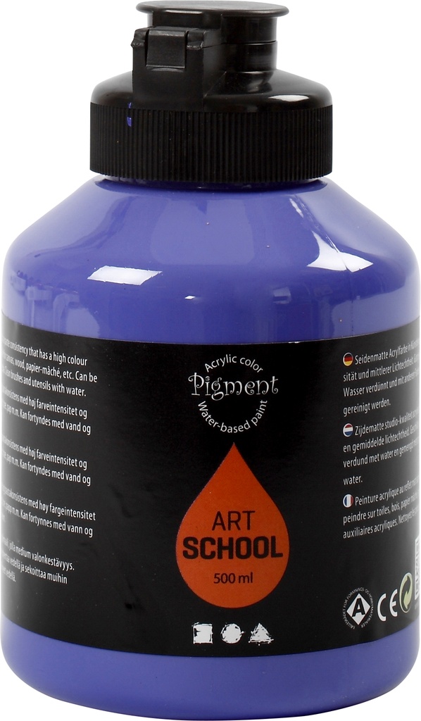 Akrylfärg Pigment 500ml lila