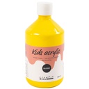 Akrylfärg blank 500 ml gul