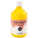 Akrylfärg blank 500ml gul