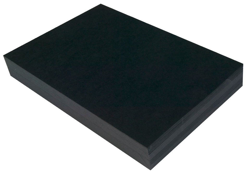 Kartong 225g 45x64cm svart 10/fp