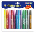 Glitterlim 13ml 12 sorterade färger