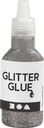 Glitterlim 25ml silver