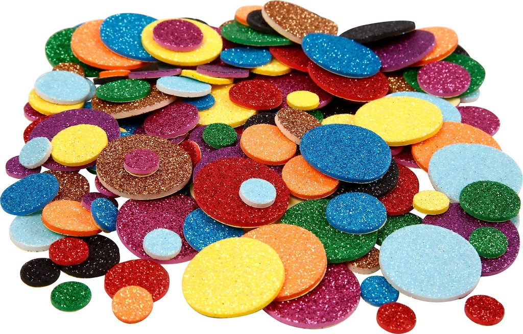 Dekorgummicirklar mix 150/fp