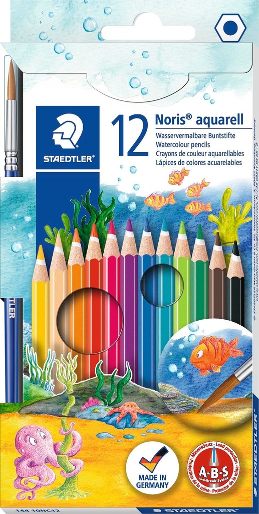 Akvarellpenna Staedtler 12/fp