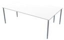Skrivbord Bas 200x120 cm V Vit Lanab