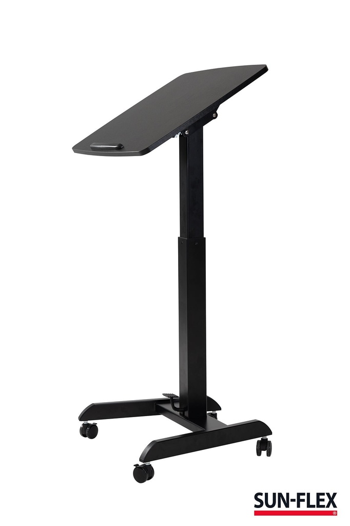 Bord manuellt Easydesk Pro 60x52 cm svart Sun-Flex