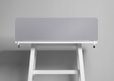 Bordsskärm Edge 1600 x 400 mm grå