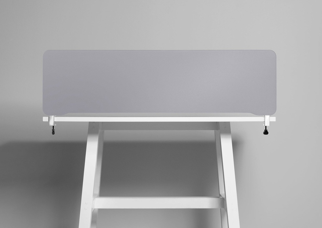 Bordsskärm Edge 1800 x 400 mm grå