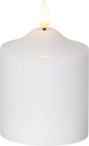 Blockljus LED Flamme Ø75 mm  H=120 mm Star Trading
