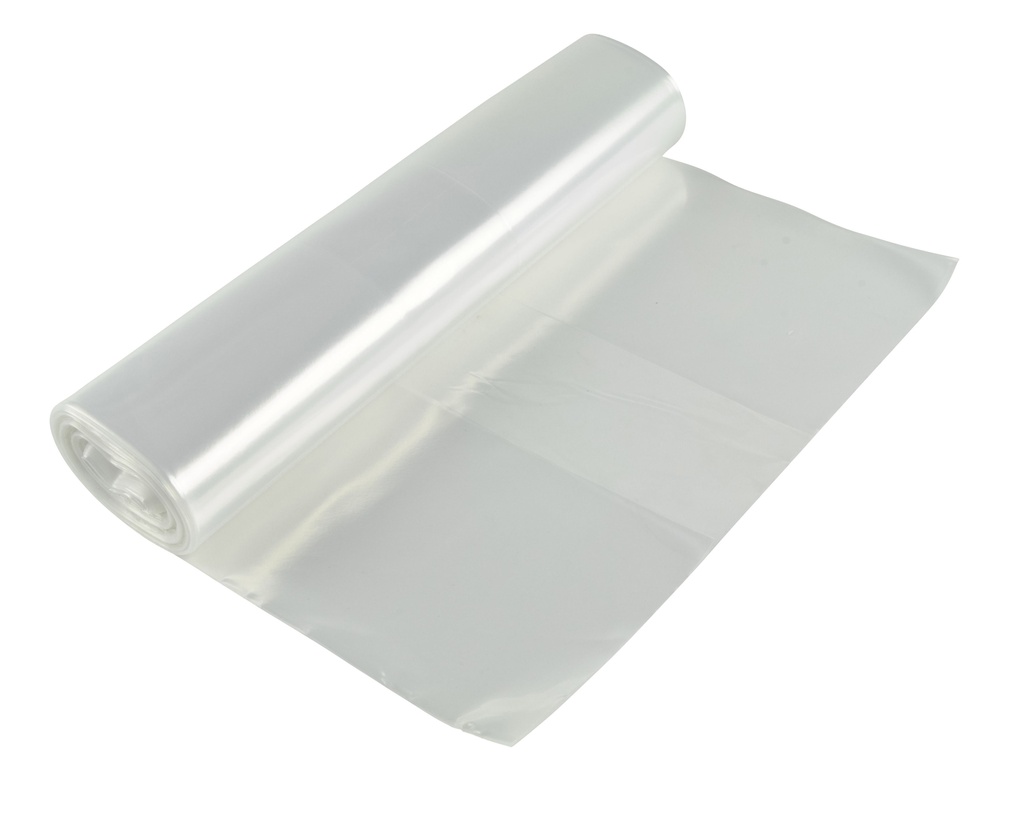 Sopsäck 60L 45my transparent 25st/rulle