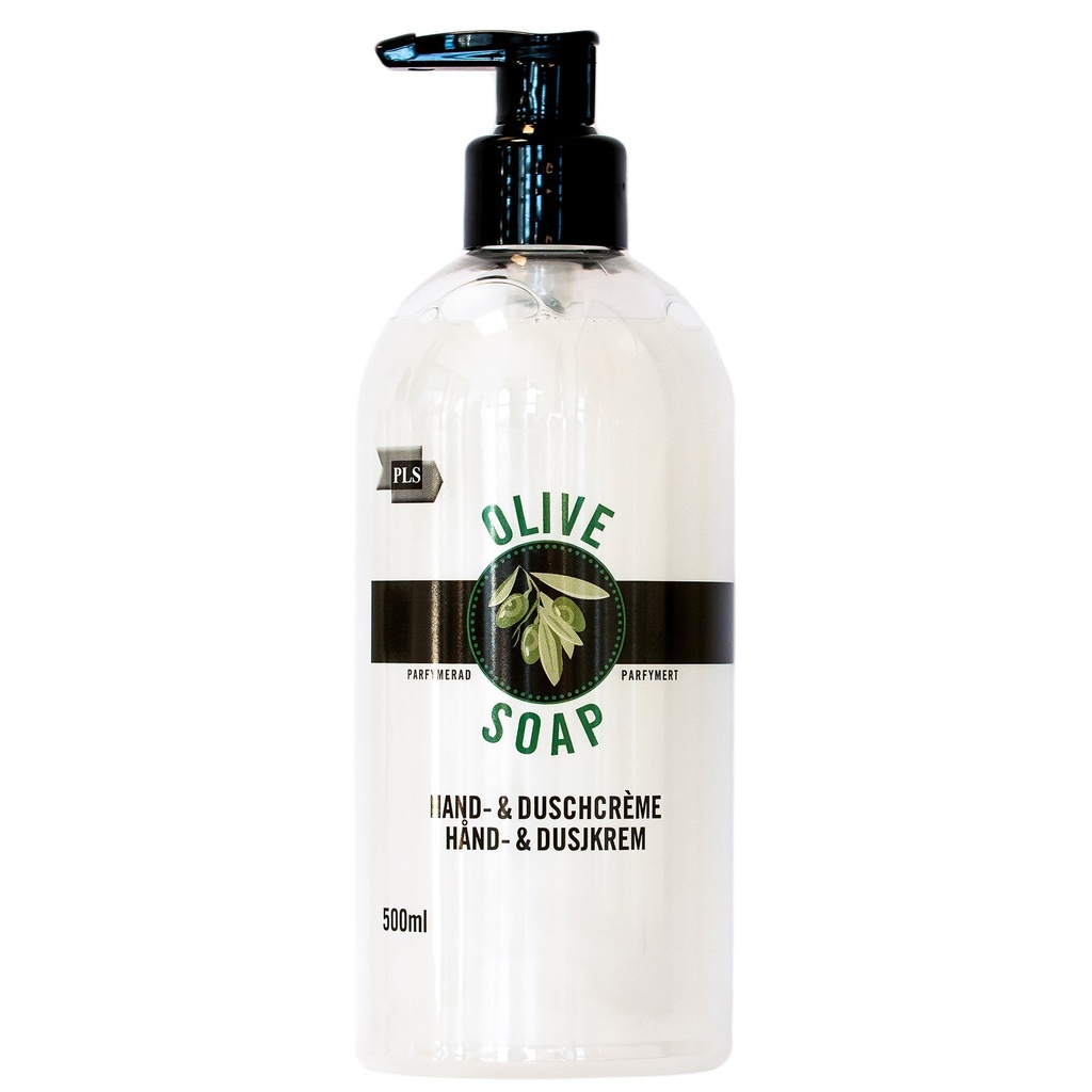 Hand- och duschtvål Olive pump 500 ml