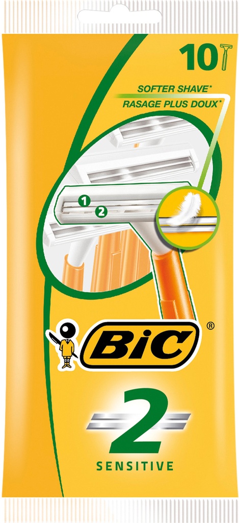 BIC 2 Sensitive rakhyvlar 10st