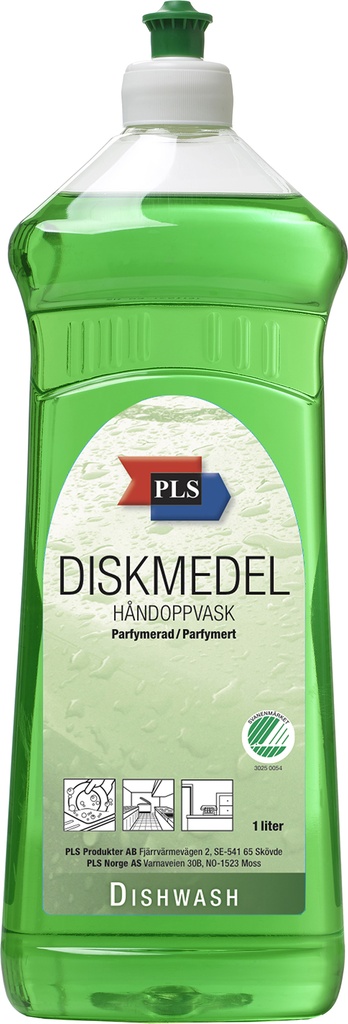 Diskmedel PLS 1 liter svanenmärkt