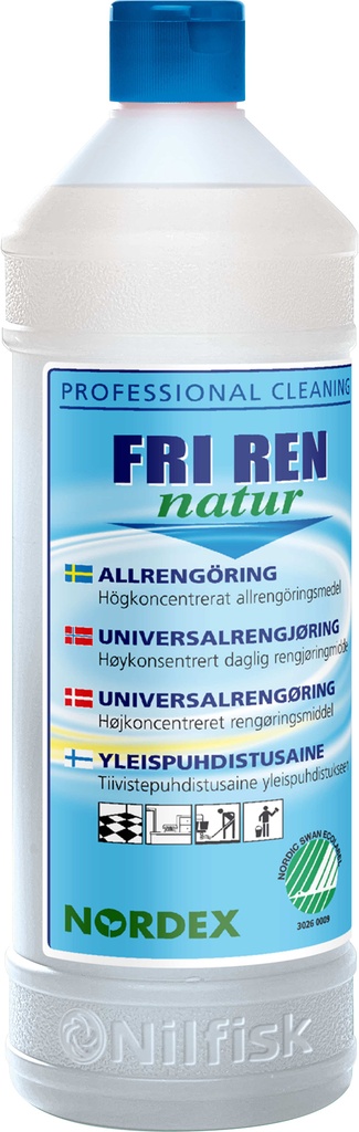 Rengöringsm. Fri Ren Natur 1l