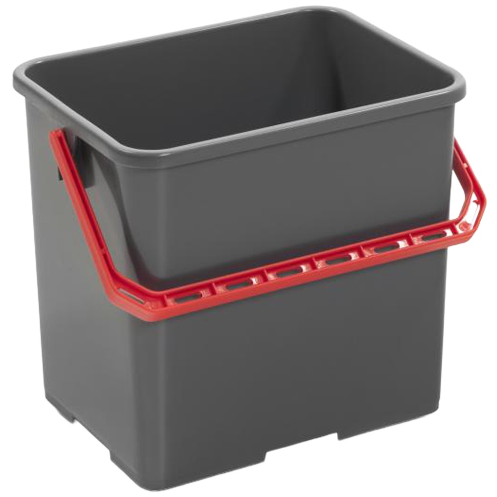 Skurhink 4-kantig röd     6 l