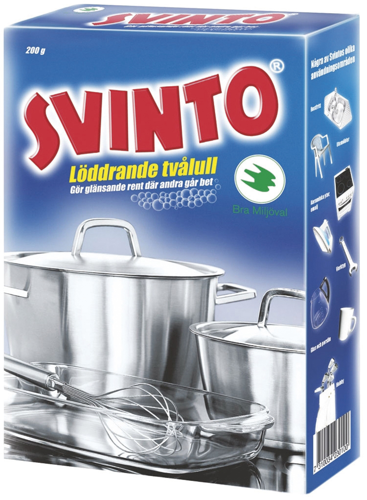 Svinto stålull 200 gr