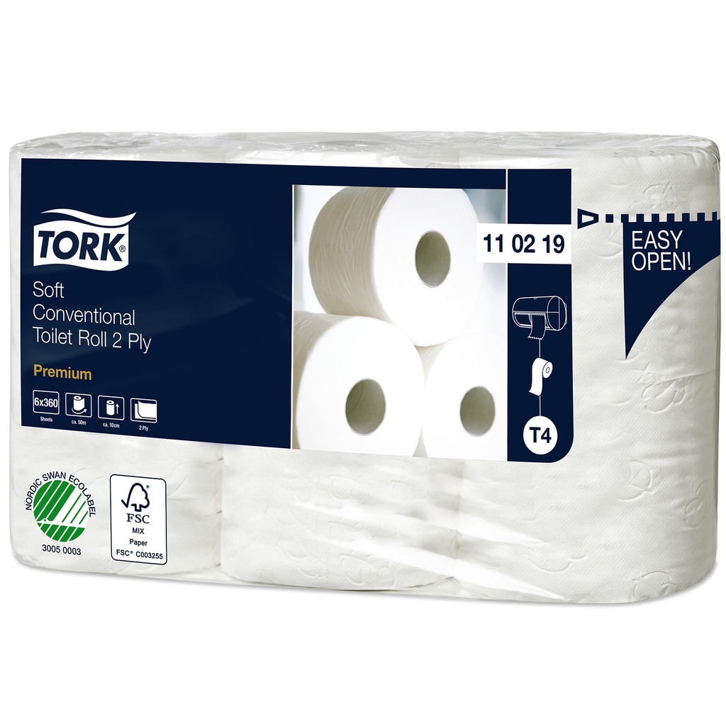 Tork mjukt toalettpapper T4