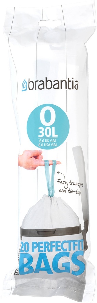 Avfallspåse PerfectFit O 30L 20st/fp