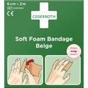 Bandage Soft Foam Cederroth Beige 60 mm x 2 m