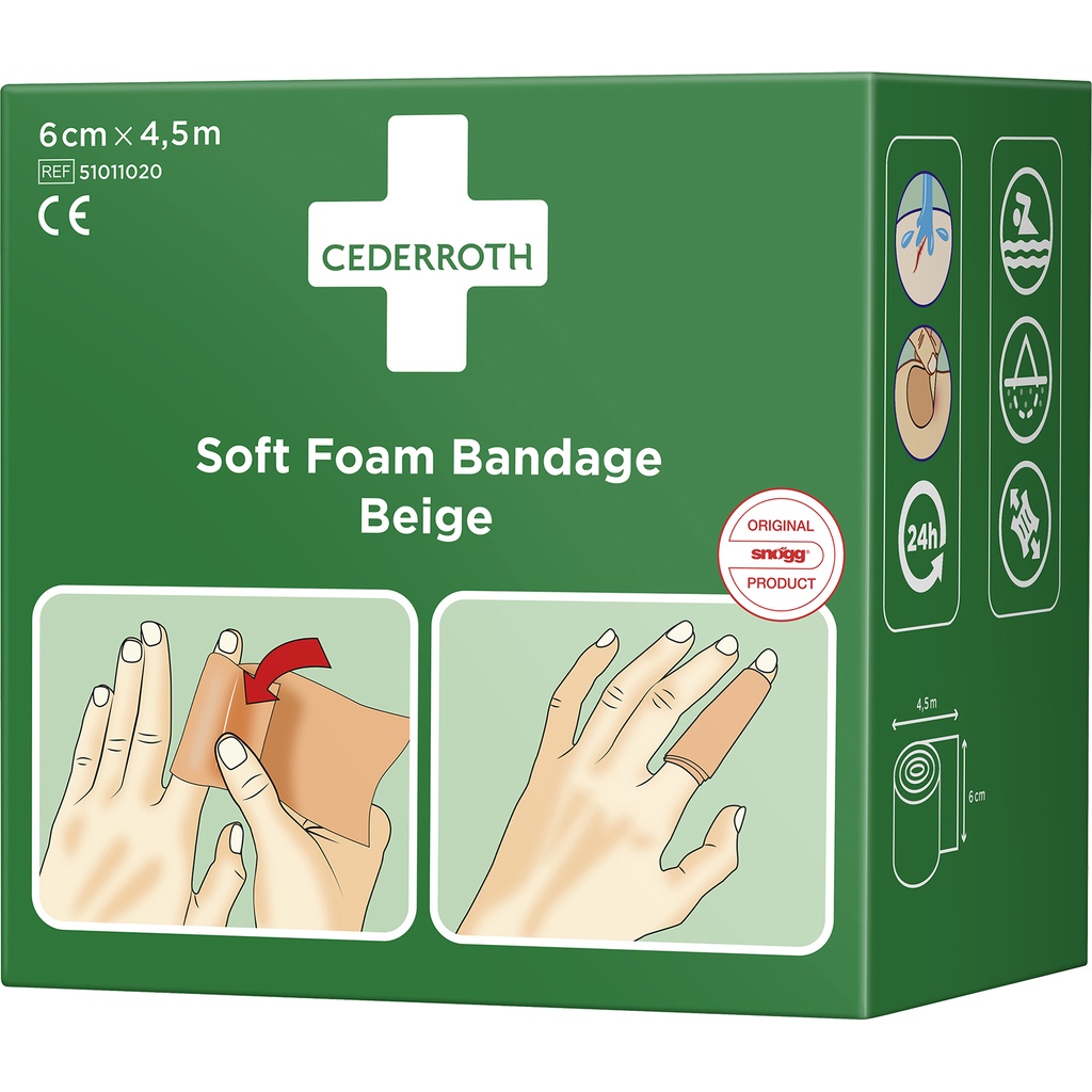 Soft BEIGE 6cmx4,5m Cederroth