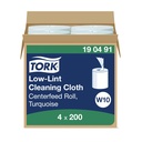 Rengöringsduk Precision refill W10 turkos Tork