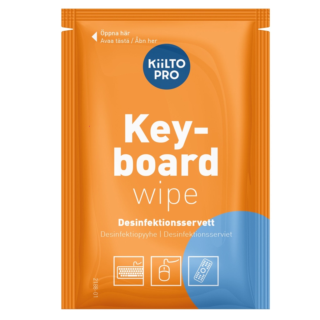 Desinfektionsservett Keyboard Wipes 80 st/fp