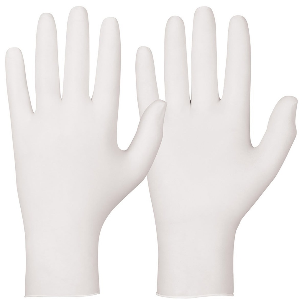 Engångshandskar Magic Touch® puderfria vit nitril Storlek L 100 st/fp