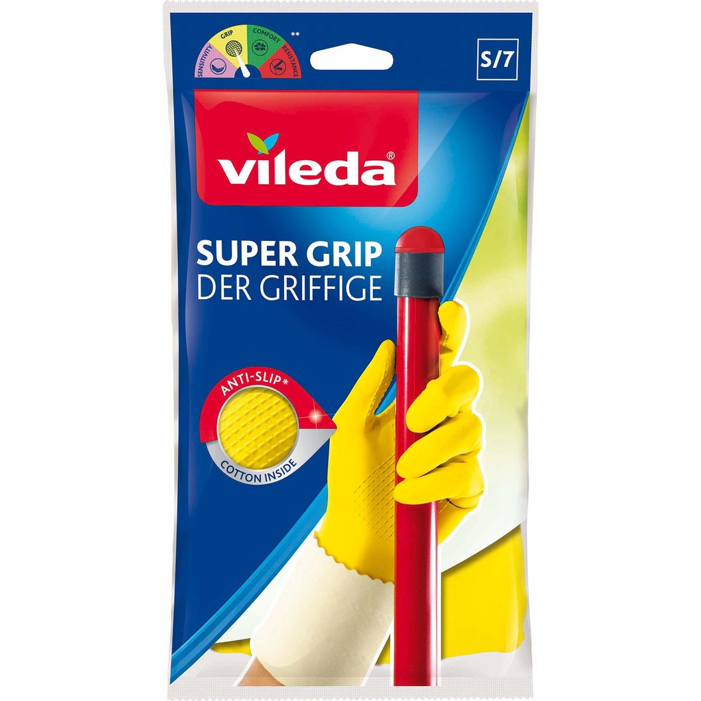 Handske Latex Supergrip S par