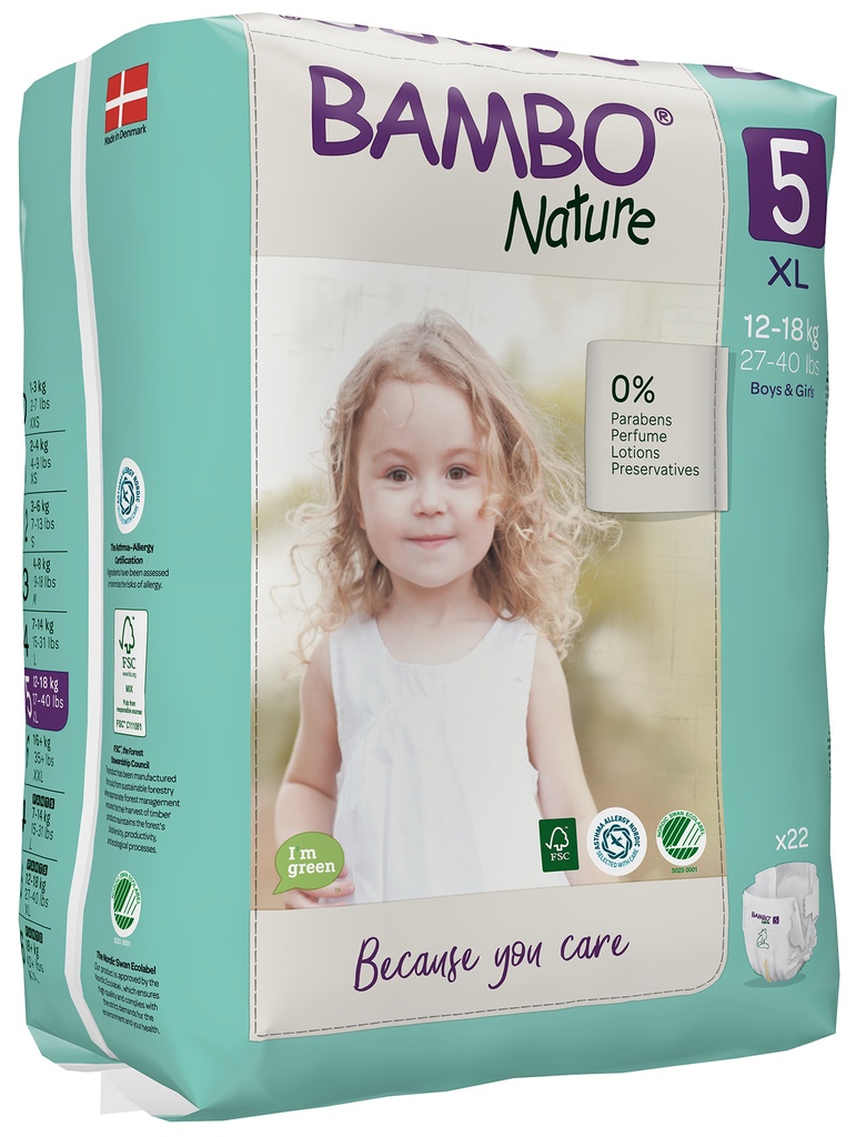 Bambo Nature, 12-18 kg, 24/fp