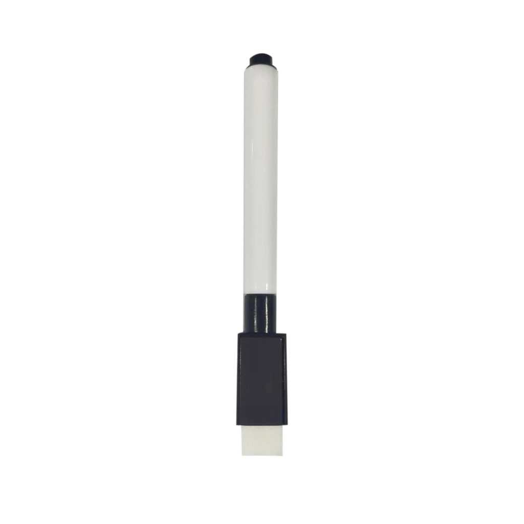 Whiteboard-penna sudd & magnet svart