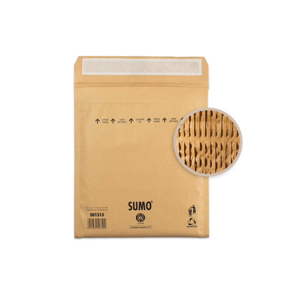 Vadderad påse SUMO 215x265 mm 10-pack