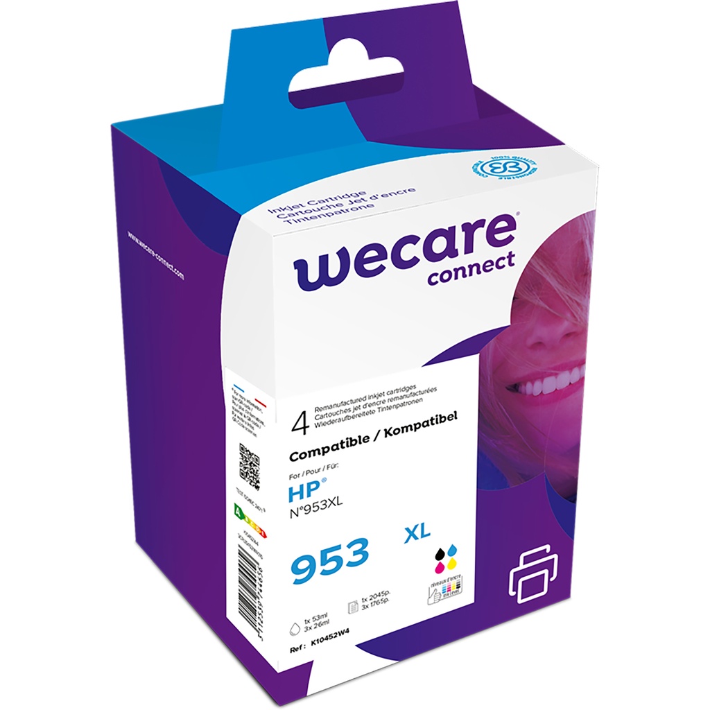 Bläck Wecare 953XL CMYK 4/fp